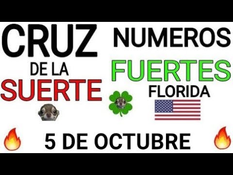 Cruz de la suerte y numeros ganadores para hoy 5 de Octubre para Florida