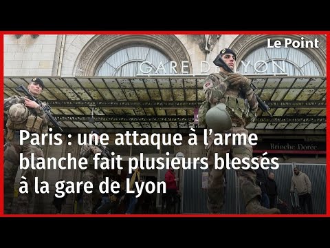 Paris : une attaque à l’arme blanche fait plusieurs blessés à la gare de Lyon