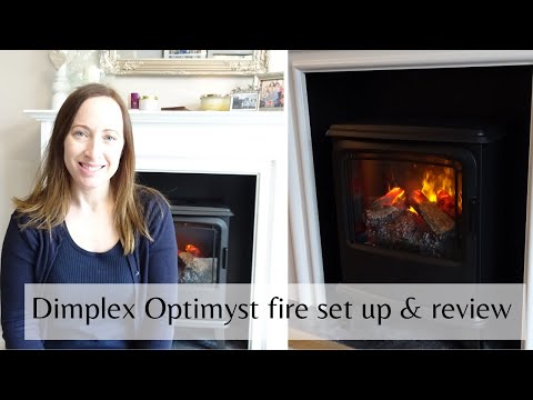 Dimplex Optimyst Fire | Set Up, Maintenance and Review | Bayport/Evandale Model