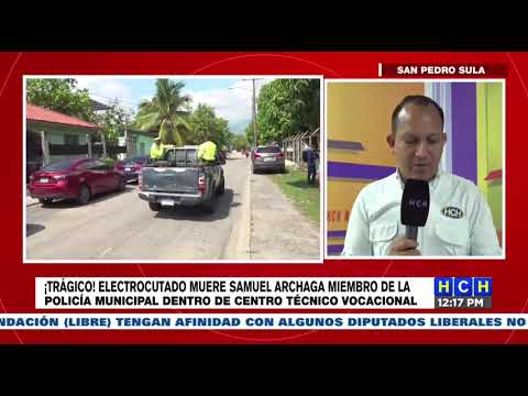 ¡Destartalado! Conductor sobrevive a brutal accidente en la primera calle de San Pedro Sula