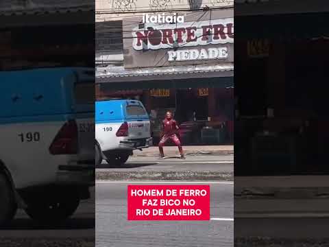 'HOMEM DE FERRO' FAZ BICO DE PROPAGANDISTA NO RIO DE JANEIRO