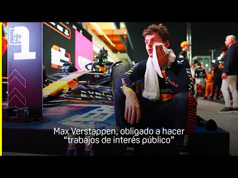 La increíble sanción de la F1 a Max Verstappen por usar lenguaje inapropiado: ¡Trabajos públicos!