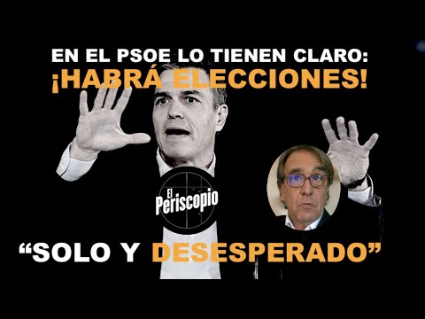 ¡SOLO Y DESESPERADO: EN EL PSOE VEN INEVITABLE LA CONVOCATORIA!