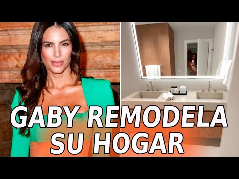 Gaby Espino muestra la ESPECTACULAR REMODELACIÓN que ha hecho en su CASA