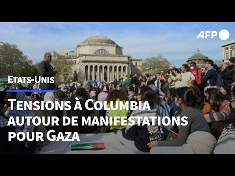 États-Unis : les étudiants de Columbia continuent de manifester leur soutien aux Palestiniens | AFP