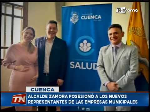 Alcalde Zamora posesionó a los nuevos representantes de las empresas municipales
