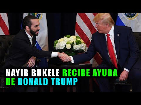 Nayib Bukele recibe ayuda de Donald Trump para El Salvador