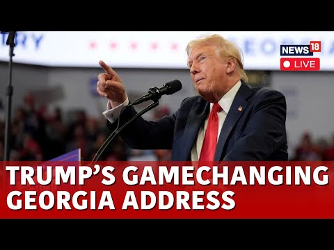 Trump Live | Trump Rally In Georgia | Trump Speech | US Election 2024 Campaign | US News Live | N18G