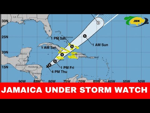 Tropical Storm Watch Issued For Jamaica/JBNN