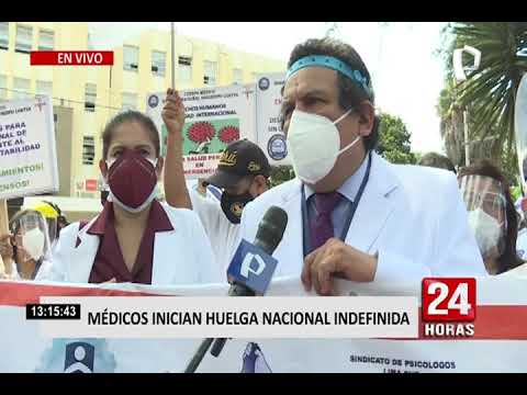 Jesús María: médicos acatan primer día de huelga indefinida en medio de la pandemia