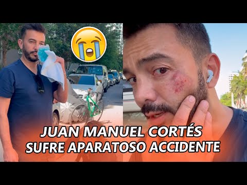 Juan Manuel Cortés SUFRE ACCIDENTE y es llevado al HOSPITAL