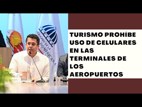 Gabinete Turismo prohíbe uso de celulares en terminales aeropuertos