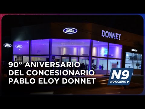 90° ANIVERSARIO DEL CONCESIONARIO PABLO ELOY DONNET - NOTICIERO 9