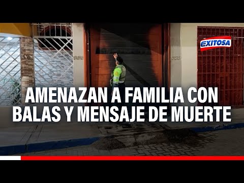 Tacna: Dos sujetos amenazan a familia con balas y mensaje de muerte