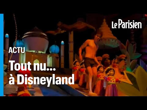 Un homme se balade tout nu dans une attraction de Disneyland en Californie