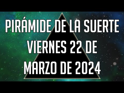 Pirámide de la Suerte para el Viernes 22 de Marzo de 2024 - Lotería de Panamá