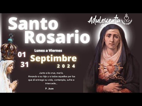 Rezo del Santo Rosario hecho por Adulescentia en latín, inglés y español