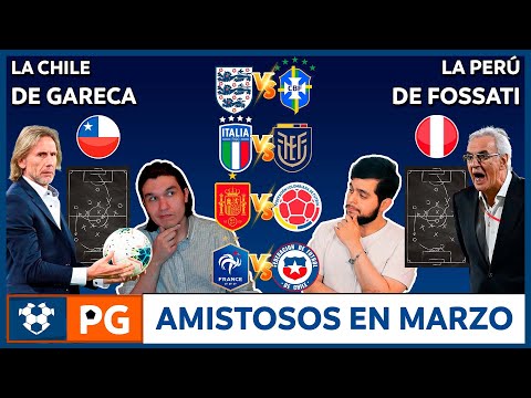AMISTOSOS FECHA FIFA de MARZO (CONMEBOL)LA CHILE de GARECALA PERÚ de FOSSATIAB 4X1