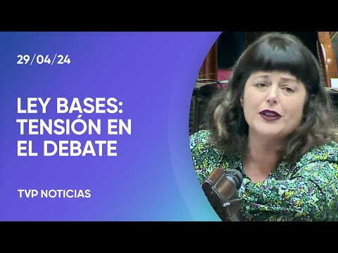Cruce entre Ana Gaillard y Karina Banfi en el debate de la Ley Bases