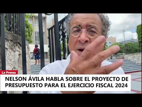 Nelson Ávila habla sobre el proyecto de presupuesto para el ejercicio fiscal 2024