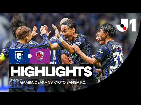 경기 막판의 극적인 장면과 레드 카드! | 감바 오사카 vs 교토 상가 F.C. 하이라이트 | J리그