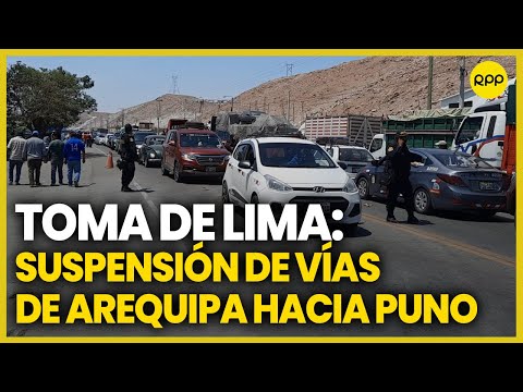Toma de Lima: Martín Ojeda explica la situación de Transporte ante la machas en el Perú