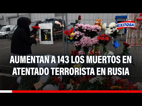 Atentado en Rusia: Aumentan a 143 los muertos en el ataque terrorista del Estado Islámico en Moscú