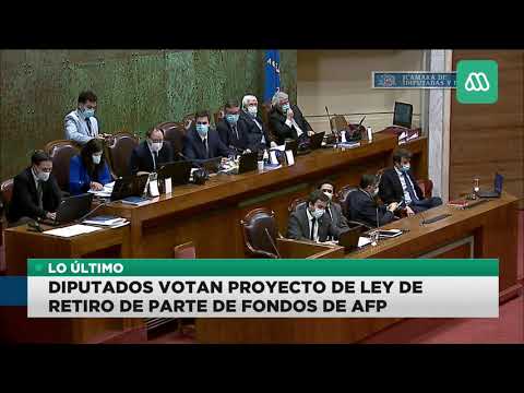 La votación: Cámara aprueba proyecto de retiro de fondos de AFP