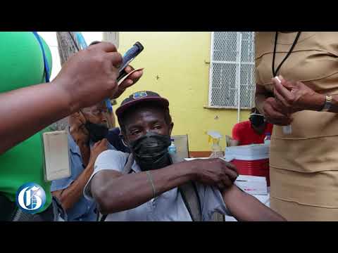 Over 50 MoBay homeless and street persons get the jab