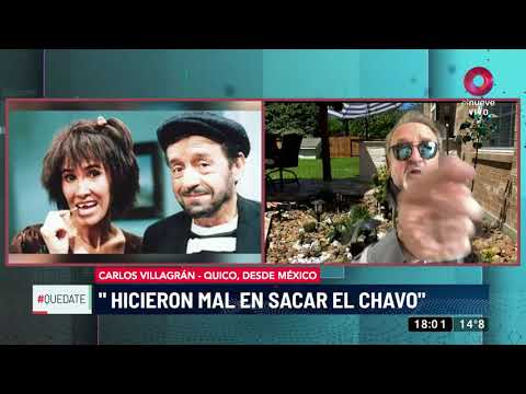 Carlos Villagrán: Hicieron mal en quitar El Chavo del 8