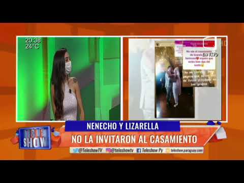 Marly Figueredo dio a conocer que Lizarella y Nenecho no la invitaron a la boda