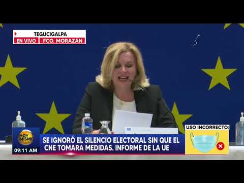 MOE UE presenta informe preliminar de las elecciones generales 2021 en Honduras