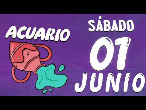  ? ??  ?? ? ?? Acuario  Diario  Horoscopo De Hoy 1 De junio 2024