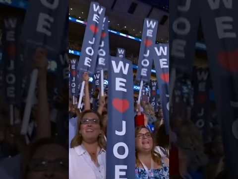 'Thank You, Joe!' Democrats Celebrate Biden at DNC