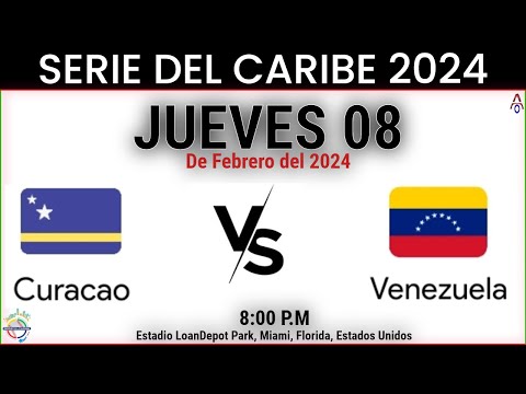 Curaçao Vs Venezuela en la Serie del Caribe 2024 - Miami - SEMIFINAL