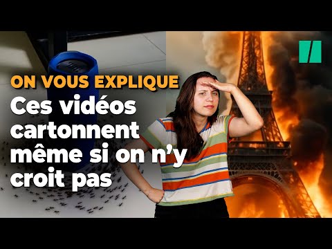 Sur TikTok, cette tour Eiffel qui brûle fait un carton (mais pas forcément parce qu’on y croit)