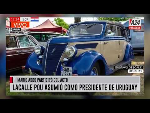 #Ahora Lacalle Pou asumió como presidente de Uruguay