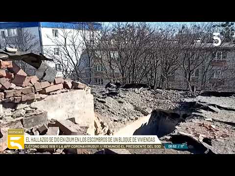 Ucrania: se denunció el hallazgo de 44 cadáveres bajo los escombros de viviendas en Izium