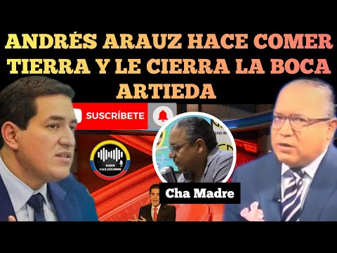 ANDRES ARAUZ LO HACE COMER TIERRA Y CIERRA LA BOCA DEL PAUTERO DE LENIN ARTIEDA NOTÍCIAS RFE TV