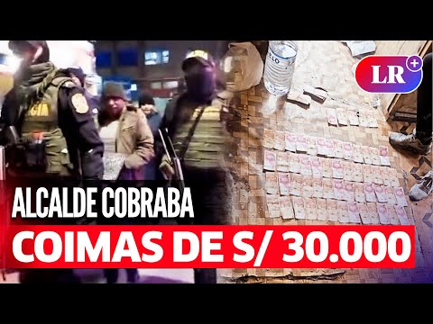 PUNO: detienen a ALCALDE DE LA RINCONADA por pedir coima de S/30.000 a discoteca| #LR