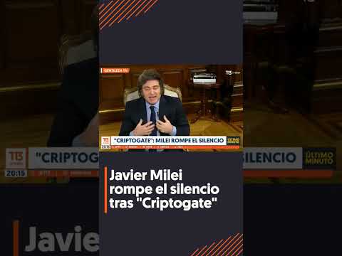 Milei dice que ¡No! promociono la criptomoneda que solo la difundió #milei #argentina #cripto