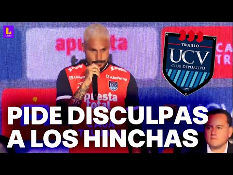 Paolo Guerrero se presenta oficialmente en la UCV: Pido disculpas si hice sentir mal a los hinchas