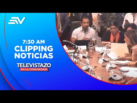 Se suspende la sesión de la comisión de Fiscalización en medio de gritos | Televistazo | Ecuavisa