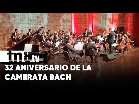 Celebran los 32 años de Camerata Bach en el Teatro Rubén Darío en Managua
