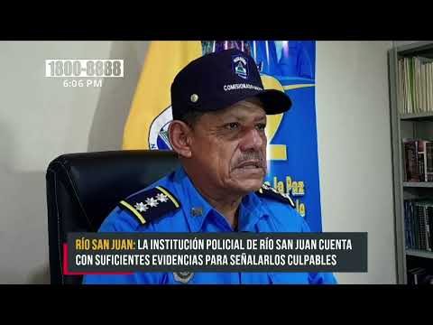 Policía Nacional detiene a 12 presuntos delincuentes en Río San Juan - Nicaragua