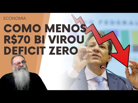 GOVERNO promete DEFICIT ZERO que, NA PRÁTICA, é um DÉFICIT de 70 BILHÕES: MATEMÁGICA do HADDAD