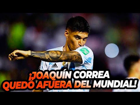 Cambios en la lista de Scaloni: Joaquín Correa afuera del mundial