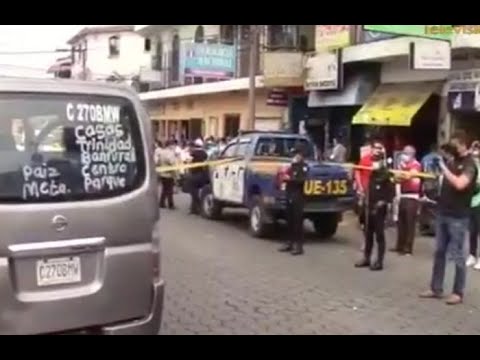 Asesinan a conductor del transporte público en Coatepeque