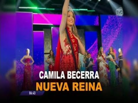 Camila Becerra es la nueva reina de San Francisco de Quito