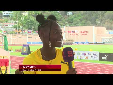 CARIFTA Games 2024 Grenada | Girls Shot Put Under 20 Winner Interview